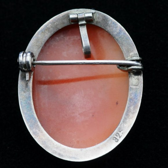 Italian Cameo Silver Pendant and Pin - Picture 2 of 10